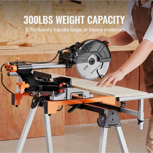 Vevor Heavy Duty Folding Miter Saw Stand 300LB Capacity, New