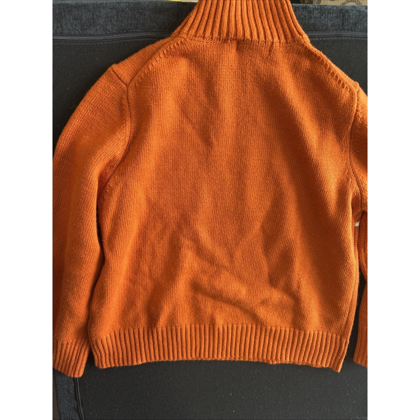 Texas Longhorns Burnt Orange Cropped Turtleneck Sweater Women’s L Boutique NWT