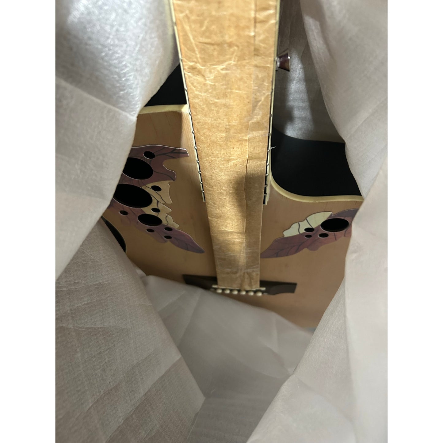 41” Cutaway Acoustic Guitar w/ Spruce Top + Carry Bag & Wrench (Brand New)