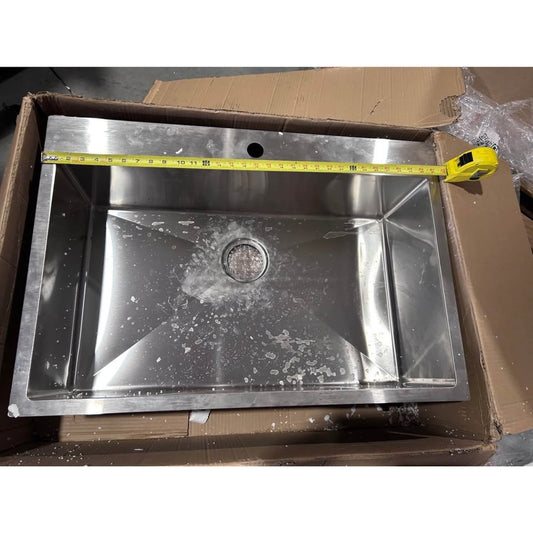 New Stainless Steel Undermount Kitchen Sink 30.5" x 17"