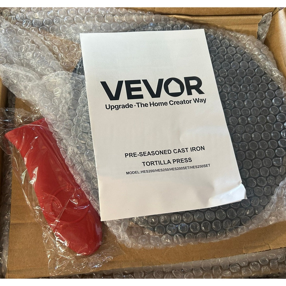 VEVOR 10" Cast Iron Tortilla & Roti Press, Brand New