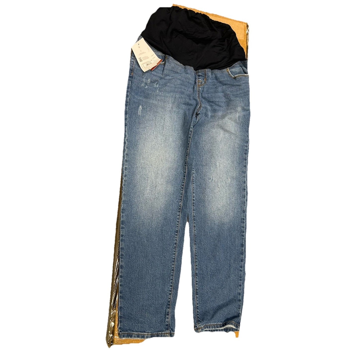 NWT Maternity by Ingrid 90's Straight Leg Comfort Stretch Jeans Size 8