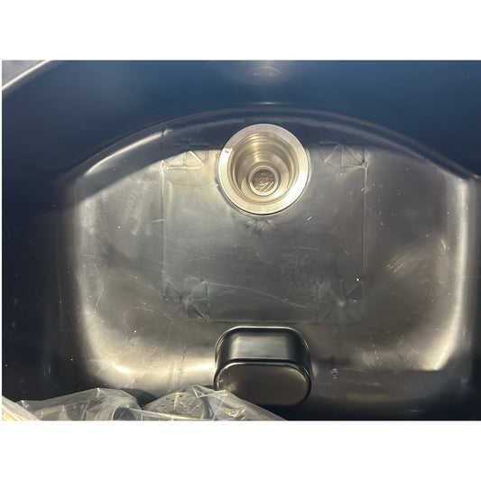 Replacement Salon Basin with Drain Assembly- New with minor flaws