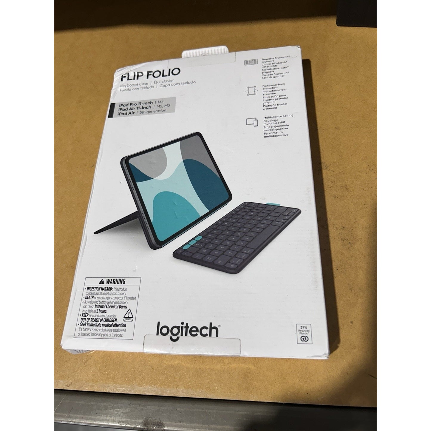 *NEW* Logitech Flip Folio Keyboard Case for iPad Pro & Air 11" 920-013369