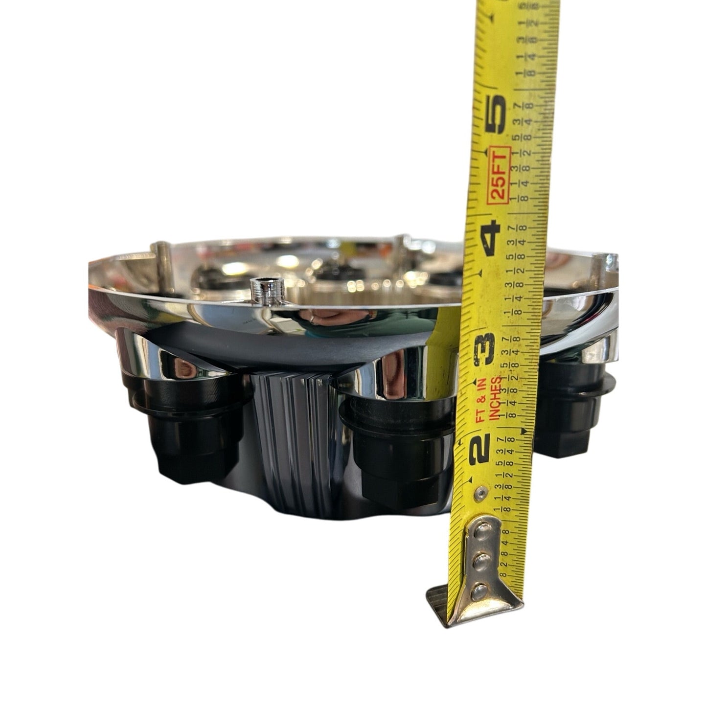 Chrome 8-Lug Center Wheel Caps — Fits Ford Super Duty 8×170 mm (F-250 / F-350)