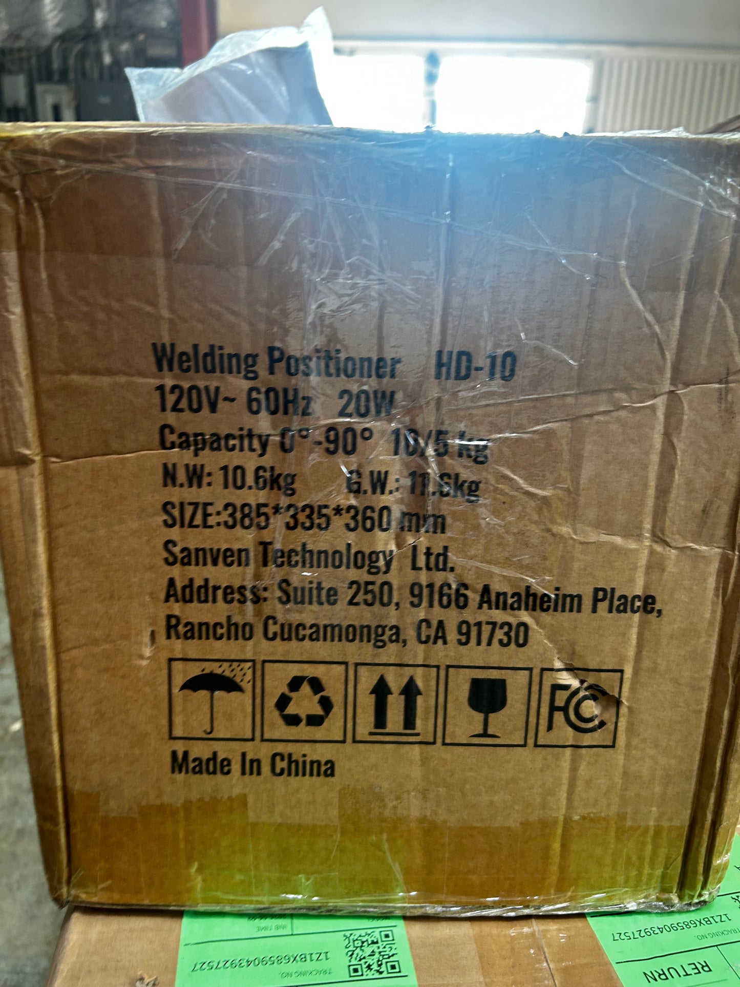 VEVOR Rotary Welding Positioner 10KG 3-Jaw Chuck 1-12 RPM Foot Pedal