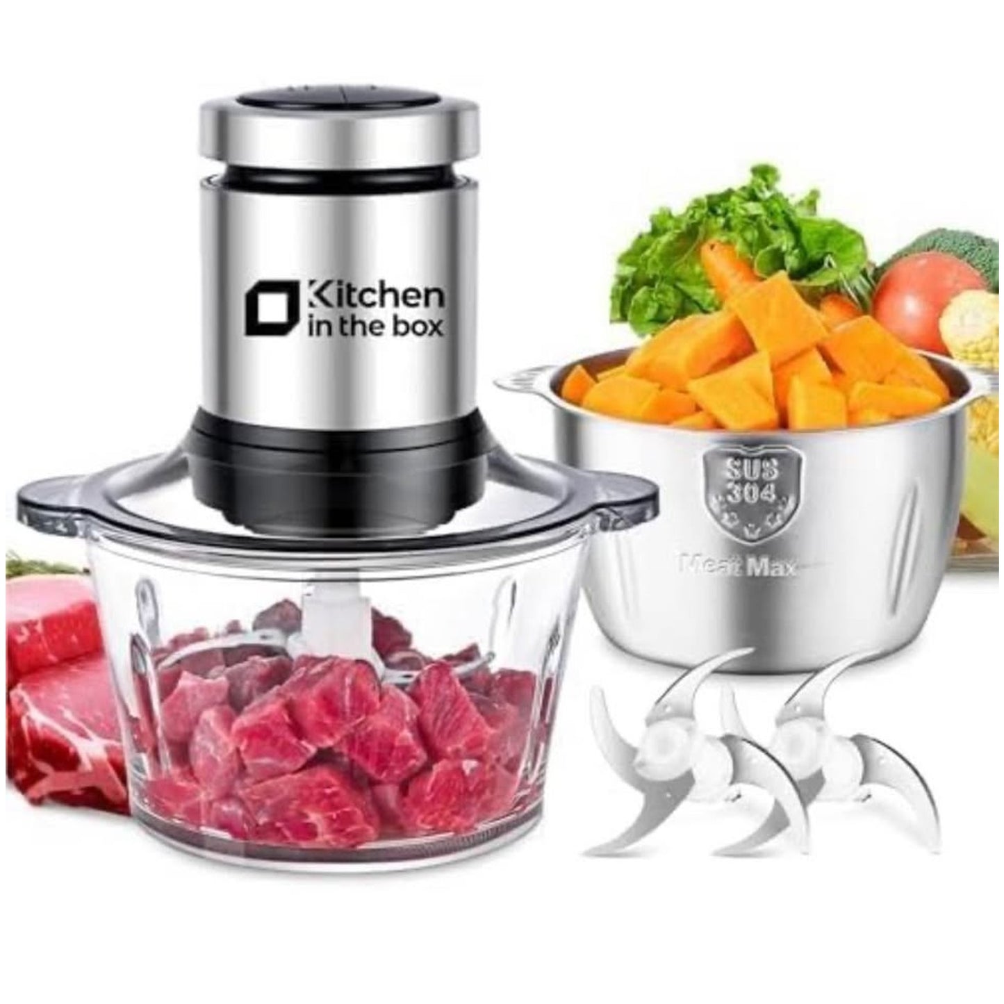 Kitchen in the Box – Multifunctional Food Chopper – New