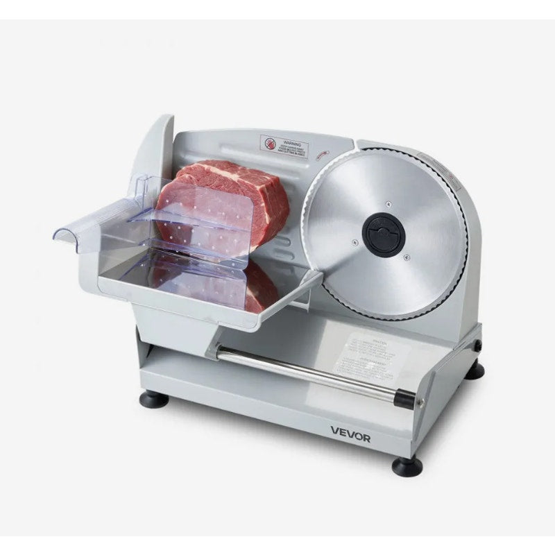VEVOR Electric Food & Meat Slicer – 200W Adjustable Countertop Slicer