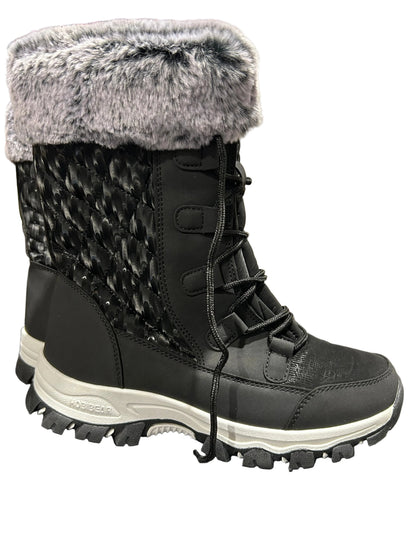 New, Size 10 Women's Waterproof Faux Fur Lined Mid-Calf Boots