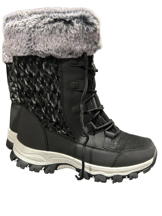 New, Size 10 Women's Waterproof Faux Fur Lined Mid-Calf Boots