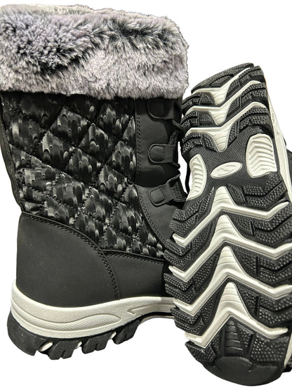 New, Size 10 Women's Waterproof Faux Fur Lined Mid-Calf Boots