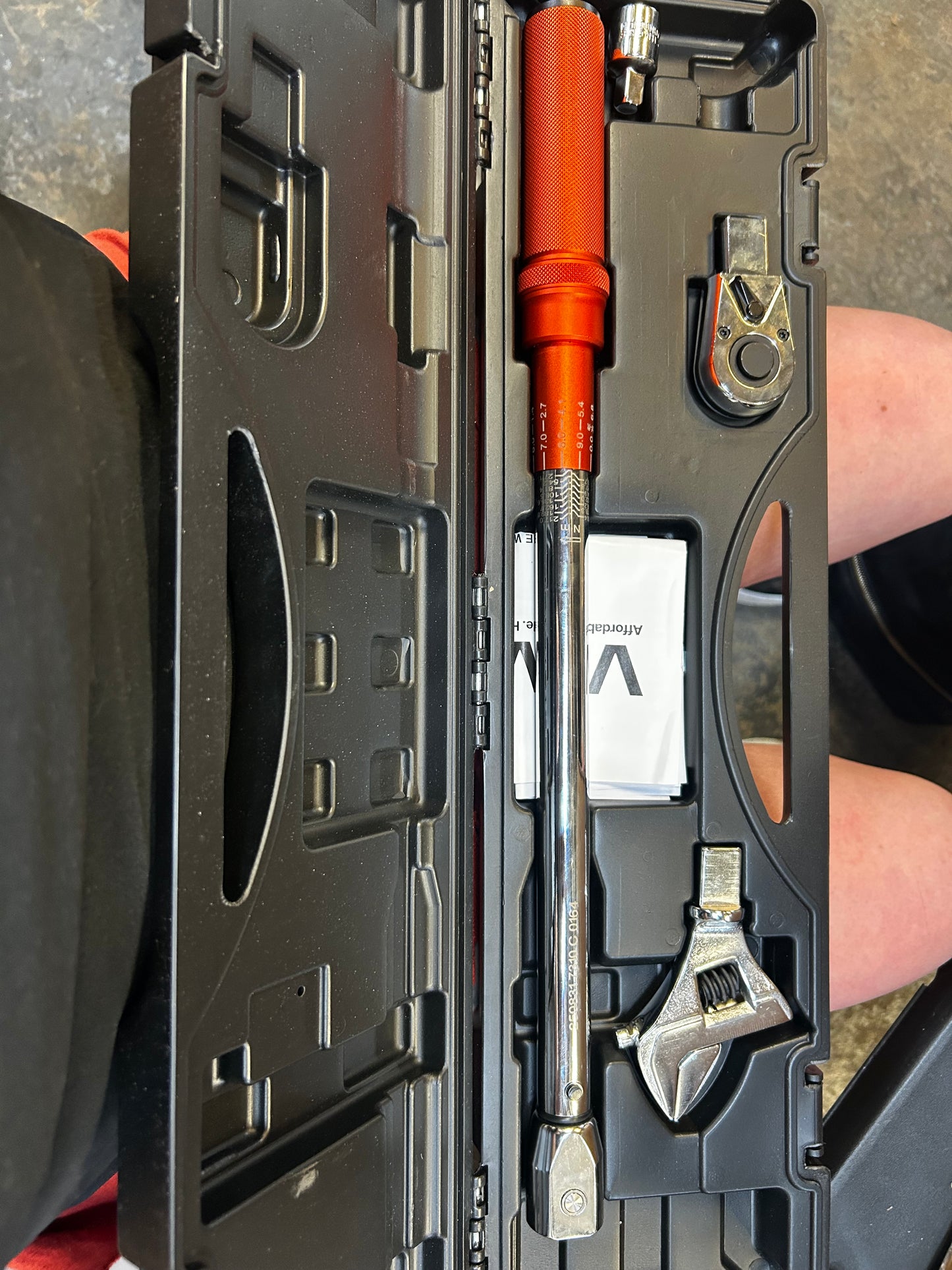 New Adjustable Torque Wrench with Open End & Ratchet Head