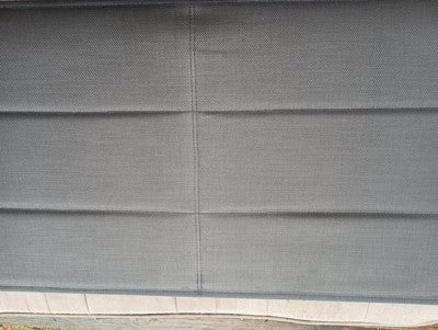 4-Piece Padded Sling Patio Conversation Set, Black, Durable Outdoor Furniture