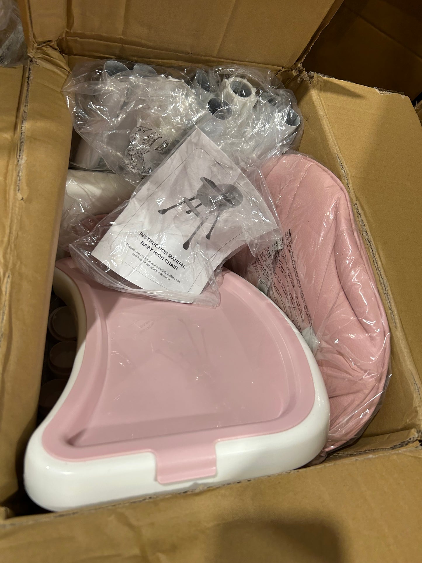 Ktaxon 3-in-1 Adjustable High Chair with Removable Tray and Harness