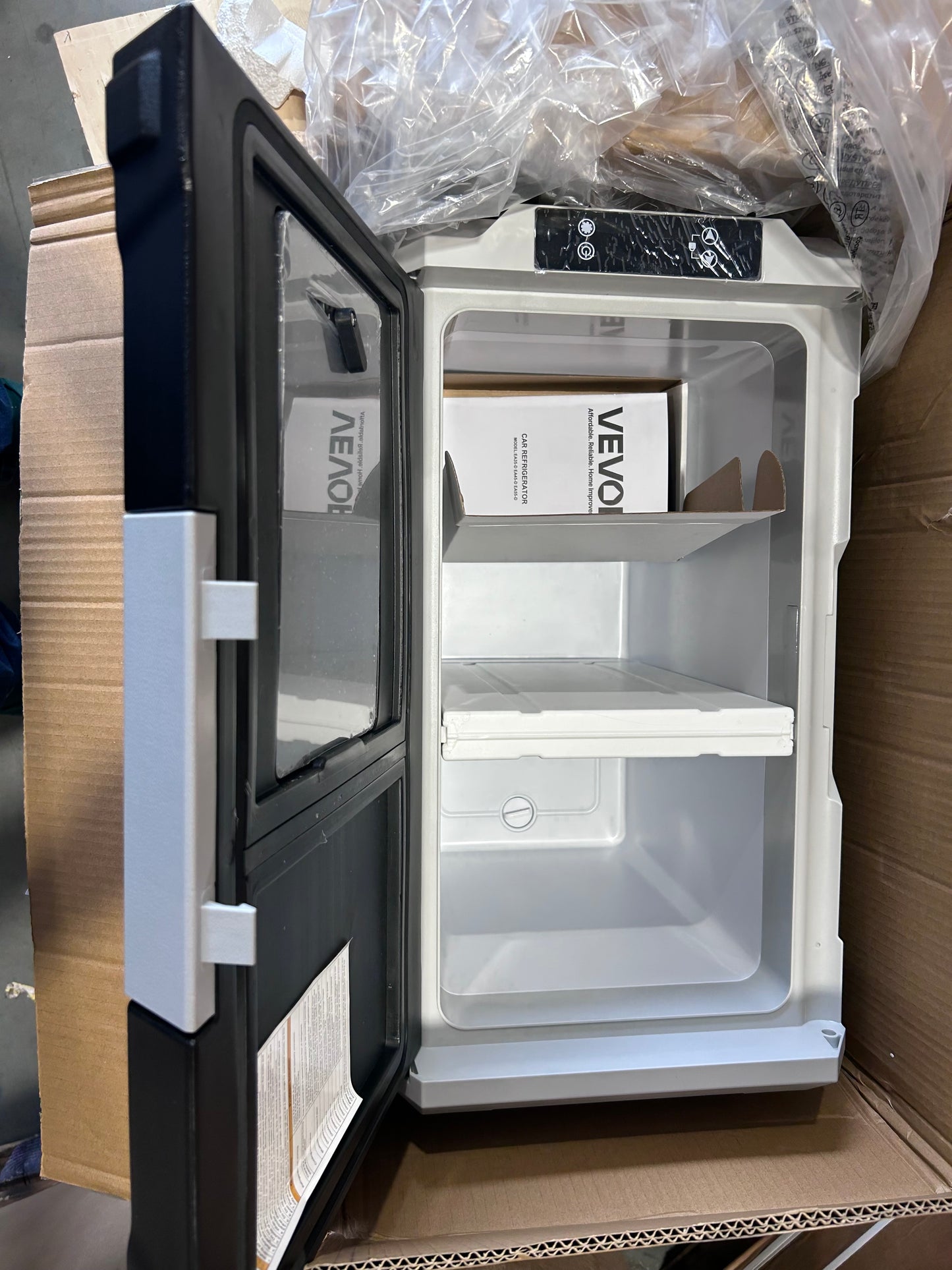 VEVOR 52.8QT 12V Portable Car Refrigerator Freezer Electric Cooler