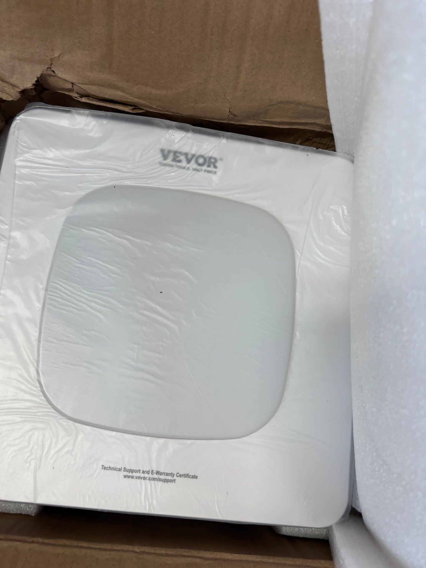 VEVOR 80 CFM Bathroom Exhaust Fan with Adjustable LED Light