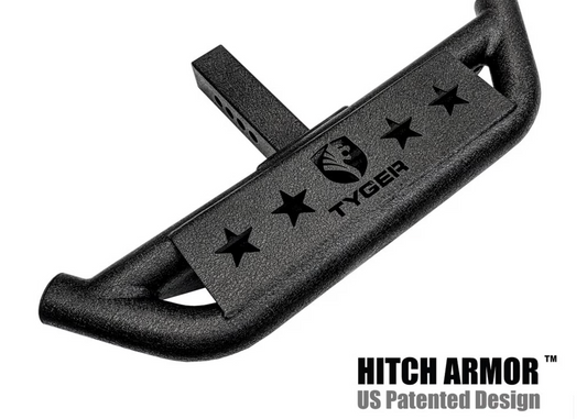 Hitch Armor With Pin Lock For 2 Inch Hitch Receiver Textured Black