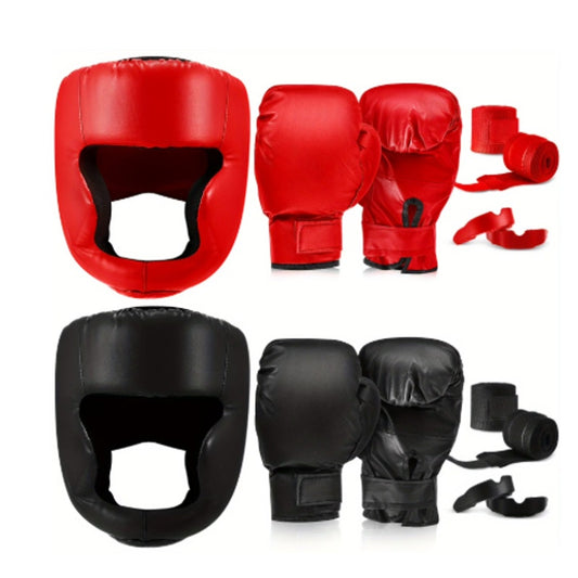 14-Piece Boxing Training Set / Includes 2 Full Sets (Red & Black) -Brand New