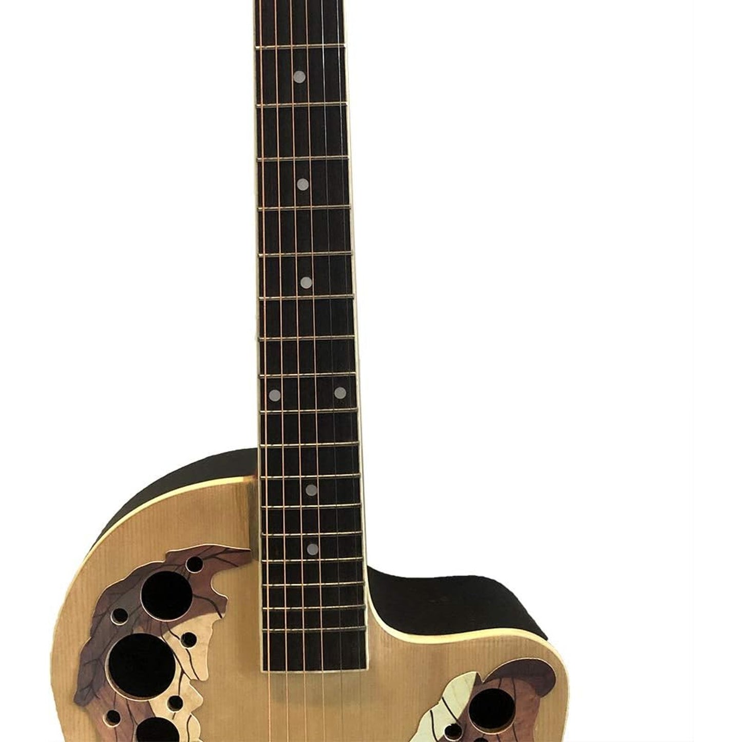 41” Cutaway Acoustic Guitar w/ Spruce Top + Carry Bag & Wrench (Brand New)