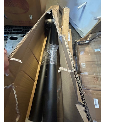 VEVOR 5 ft Black Aluminum Stair Handrail Adjustable Railing – Like New
