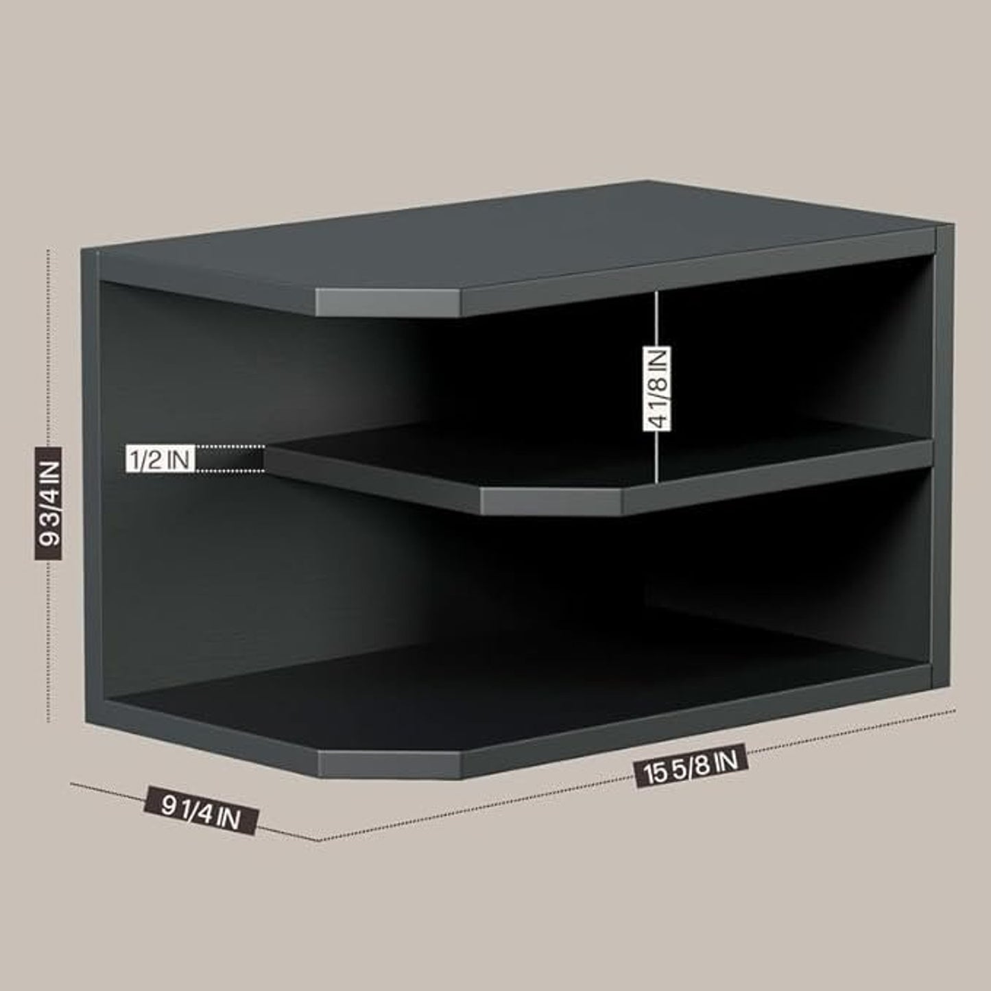 Dizaii Floating Nightstand (Set of 2) – Wall-Mount Bedside Tables