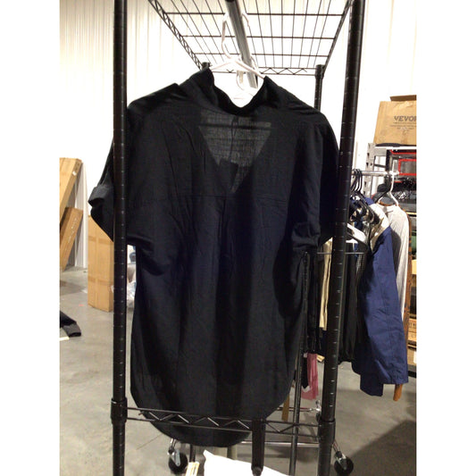 Jekaoyi Casual Button-Up Shirt – Black / Size Small / New With Tags