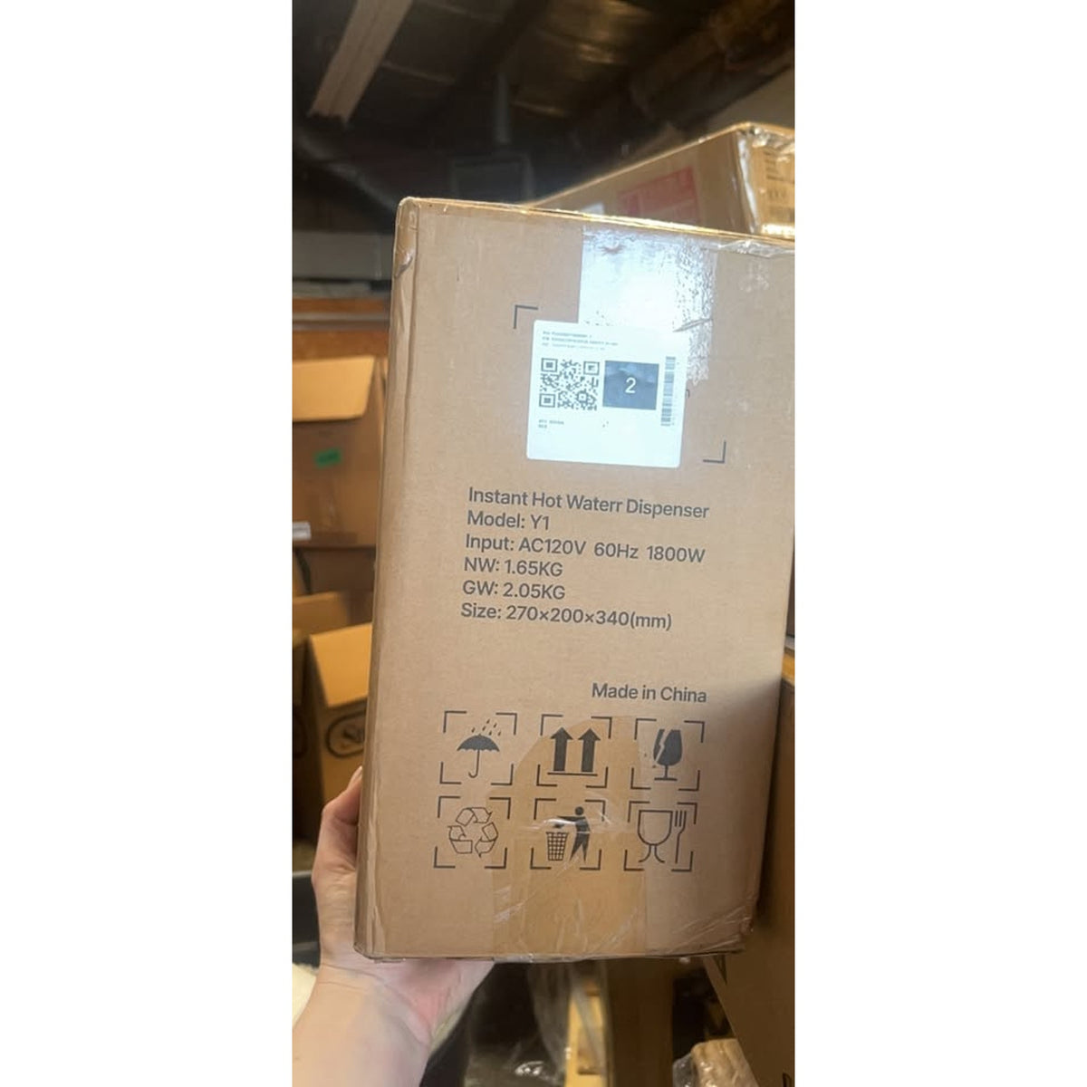 VEVOR Instant Hot Water Dispenser – 3 L, Touchscreen