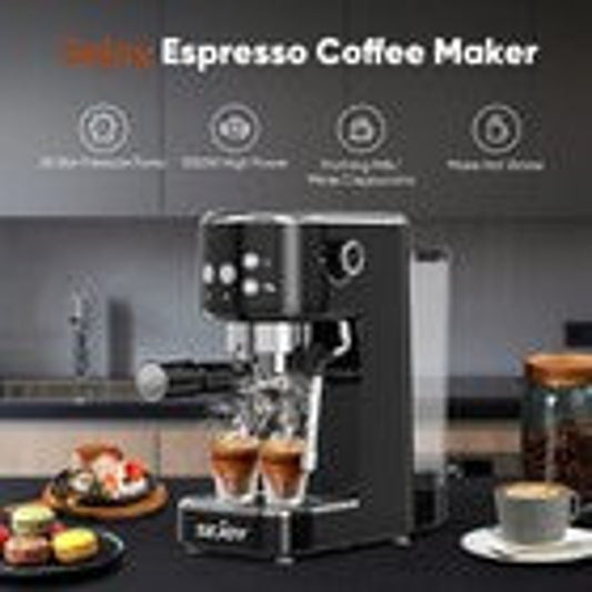20 Bar Professional Espresso Coffee Machine with Milk Frother