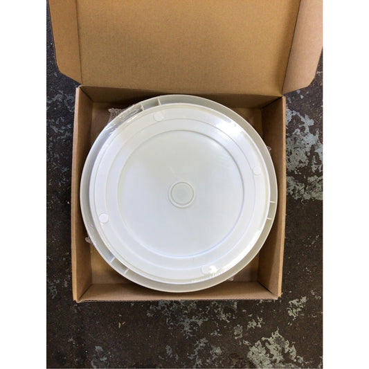 3-Inch Lazy Susan Turntable Organizers, 2-Pack, White and Gray