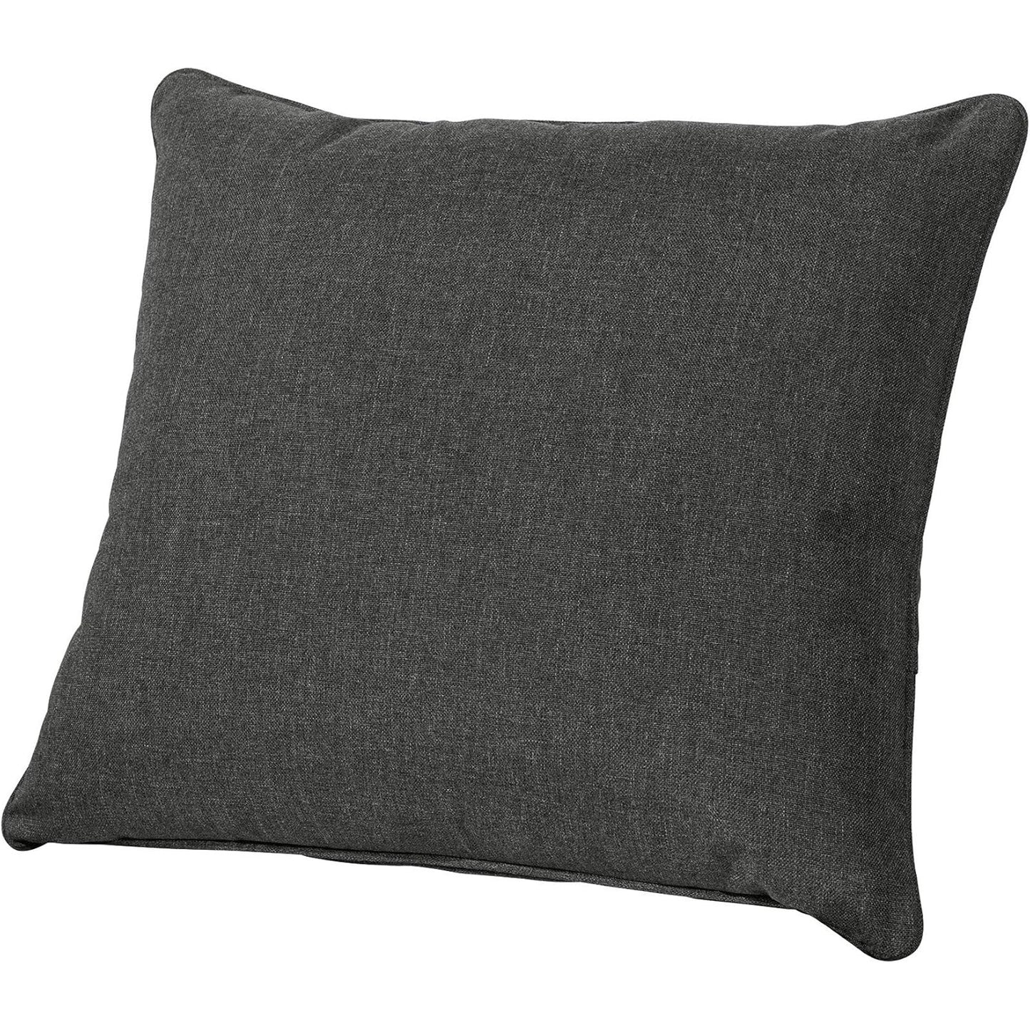 Outdoor Chair Cushion Set Polyester All Weather Charcoal Grey Black
