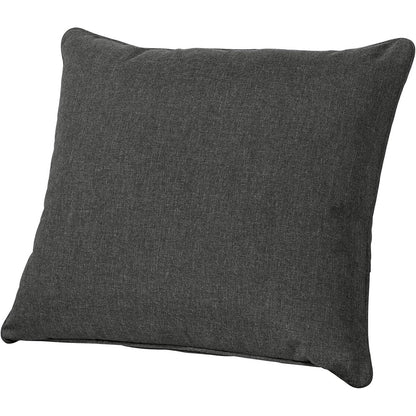 Outdoor Chair Cushion Set Polyester All Weather Charcoal Grey Black