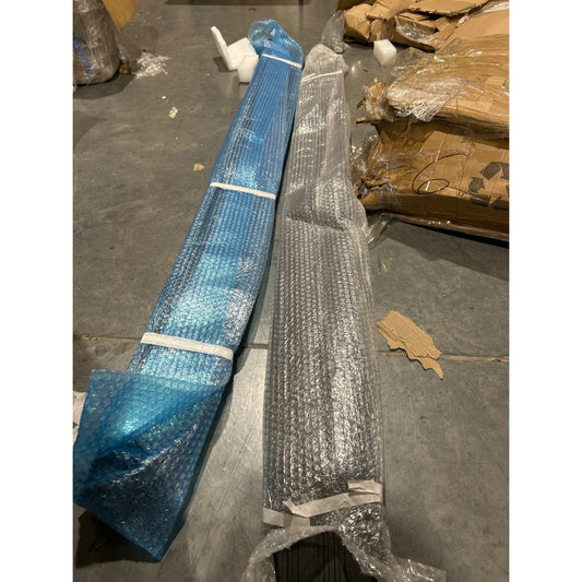 47" Black Truck Running Boards with Curved Ends – Includes Mounting Brackets