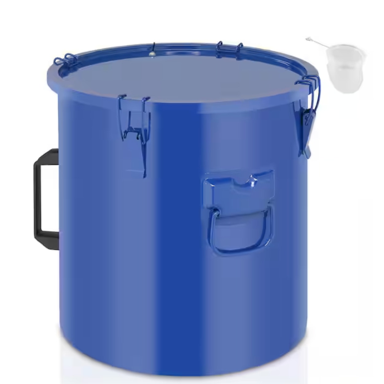 New 8 Gallon Fryer Oil Disposal Container Grease Storage Bucket with Lid