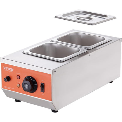 Commercial Chocolate Tempering Machine 2 Tank 1500W Stainless Steel