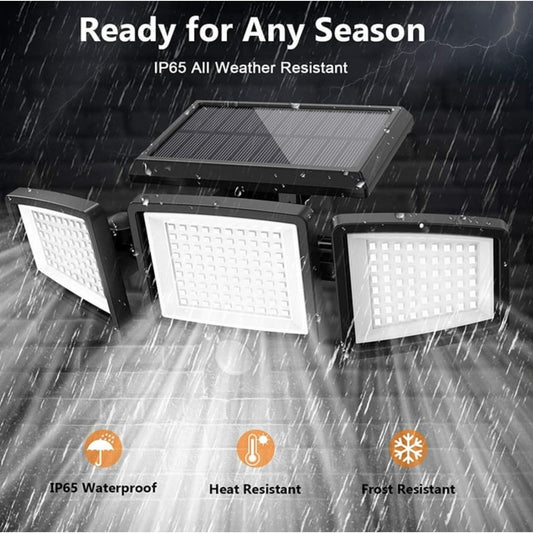 SZRSTH 210 LED Waterproof Solar Outdoor Motion Sensor Security Light