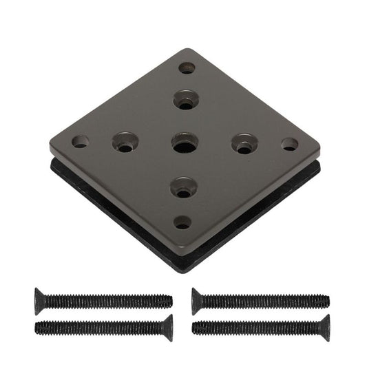 Durable Aluminum Deck Post Base Plate Assembly for Secure Railing Installation