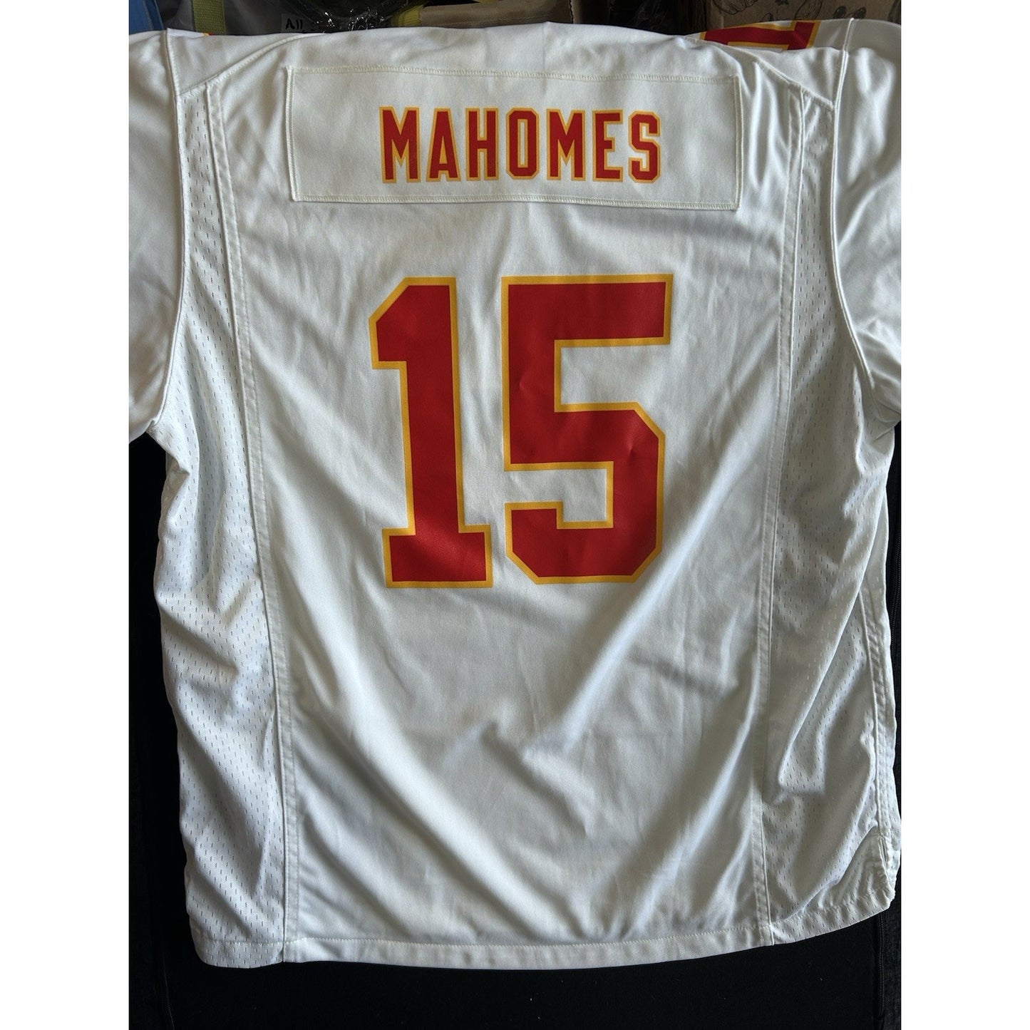Patrick Mahomes Nike NFL Jersey With XL Super Bowl Patch White