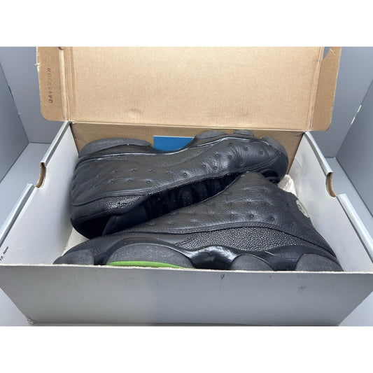 2005 Nike Air Jordan Retro 13 "Altitude" Black/Altitude Green Shoes Size 12