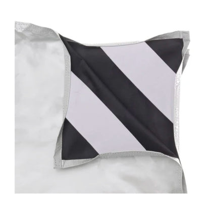 Reversible Light Control Panel Fabric – White Reflector / Black Absorber