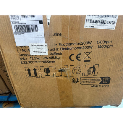 VEVOR 100 ft Auto-Feed Drain Cleaner, 3/8" Sewer Snake, Used