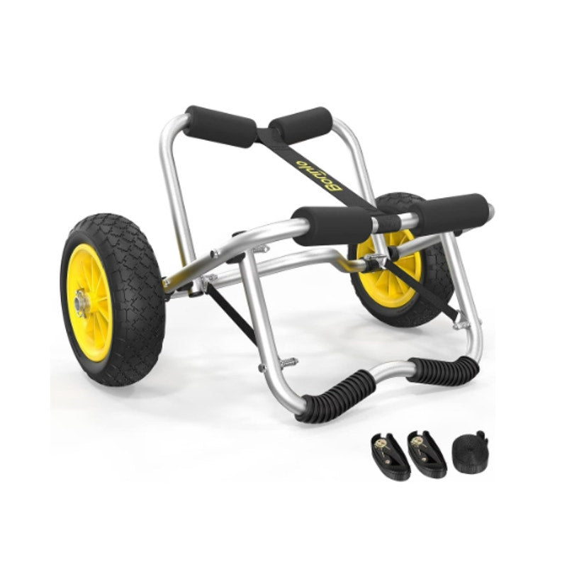 Kayak Cart / Canoe Carrier Trolley Dolly – 165 lb Capacity / Foldable- New