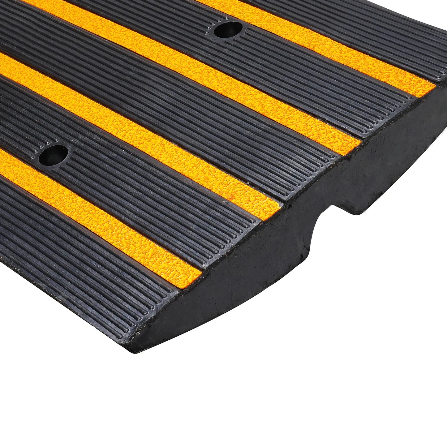 Curb Ramp 2 Pack 2.6" Rise Rubber Driveway Ramps Heavy Duty 33069 Lbs Capacity
