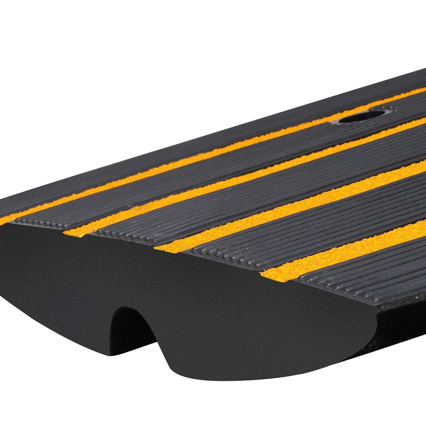 Curb Ramp 2 Pack 2.6" Rise Rubber Driveway Ramps Heavy Duty 33069 Lbs Capacity