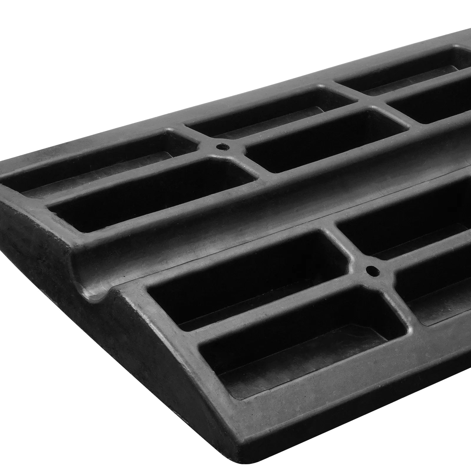 Curb Ramp 2 Pack 2.6" Rise Rubber Driveway Ramps Heavy Duty 33069 Lbs Capacity