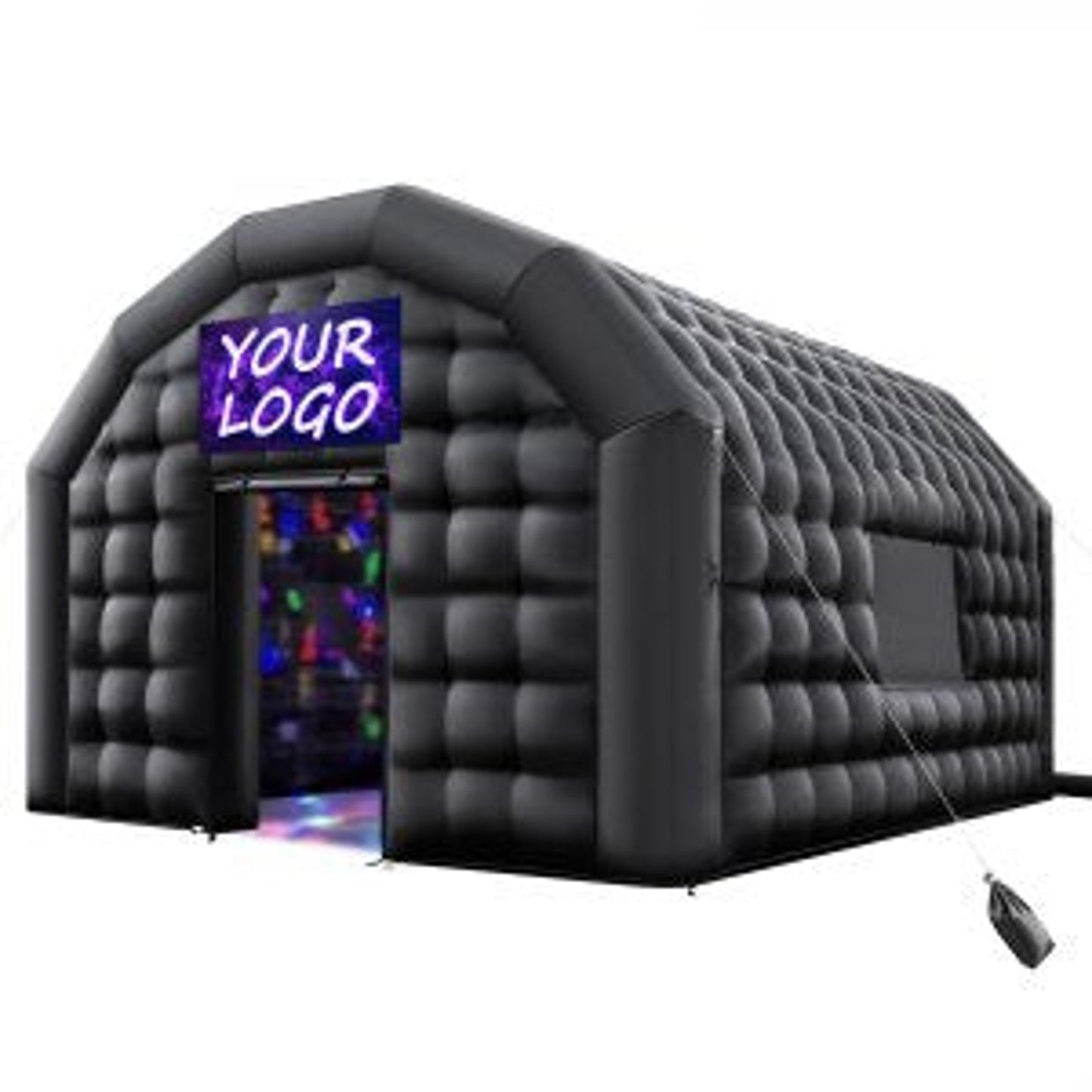 Inflatable Nightclub 19.7 x 16.4 x 12 ft Party Tent with 680W Blower & Sandbags