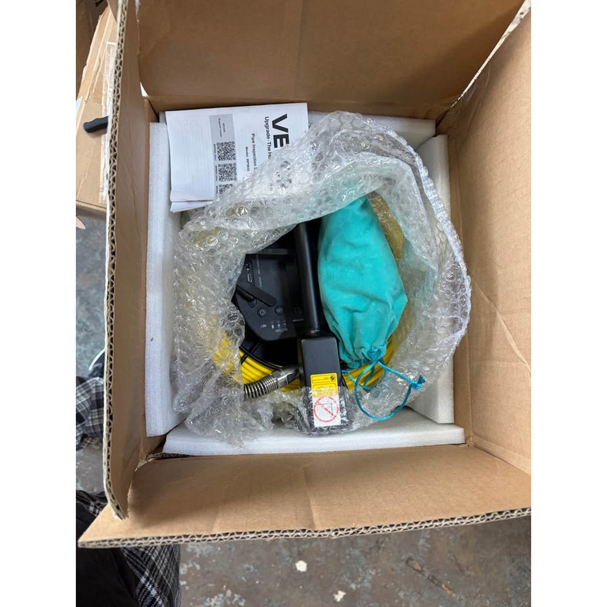 VEVOR Sewer Camera, 164ft/50M 4.3" Pipe Drain Inspection Camera