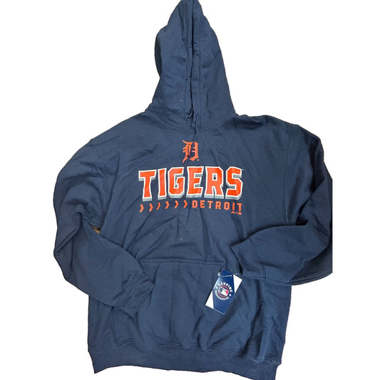 Detroit Tigers Official MLB Men's Pullover Hoodie NWT Genuine Merchandise S-XXL