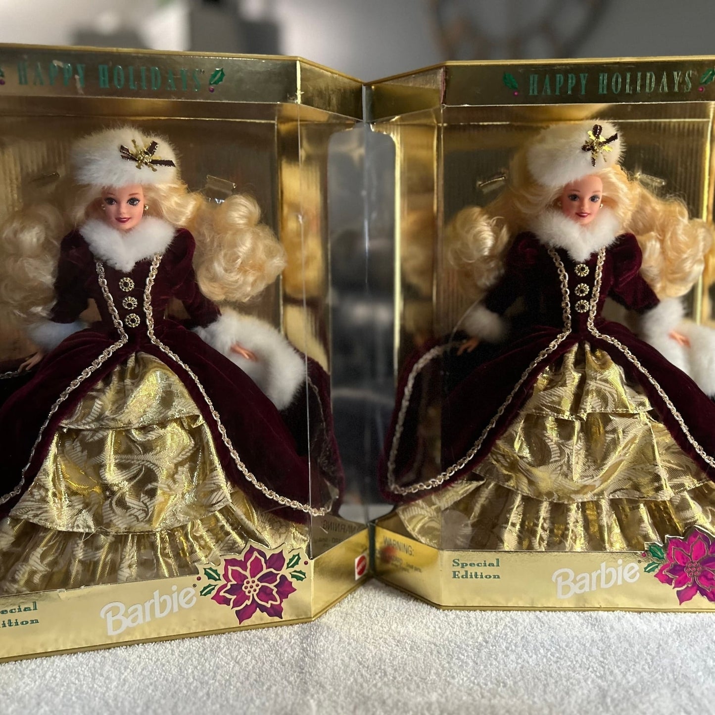 1996 Happy Holidays Barbie Special Edition, NRFB, 30 Year Vintage Collector Doll