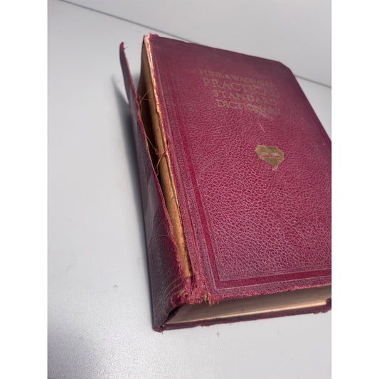 1943 Funk & Wagnalls Practical Standard Dictionary Vintage Hardcover