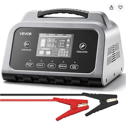 12A Smart Battery Charger & Maintainer, 6V–48V, Like New